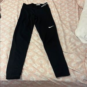 Nike Black Leggings Athletic Fit